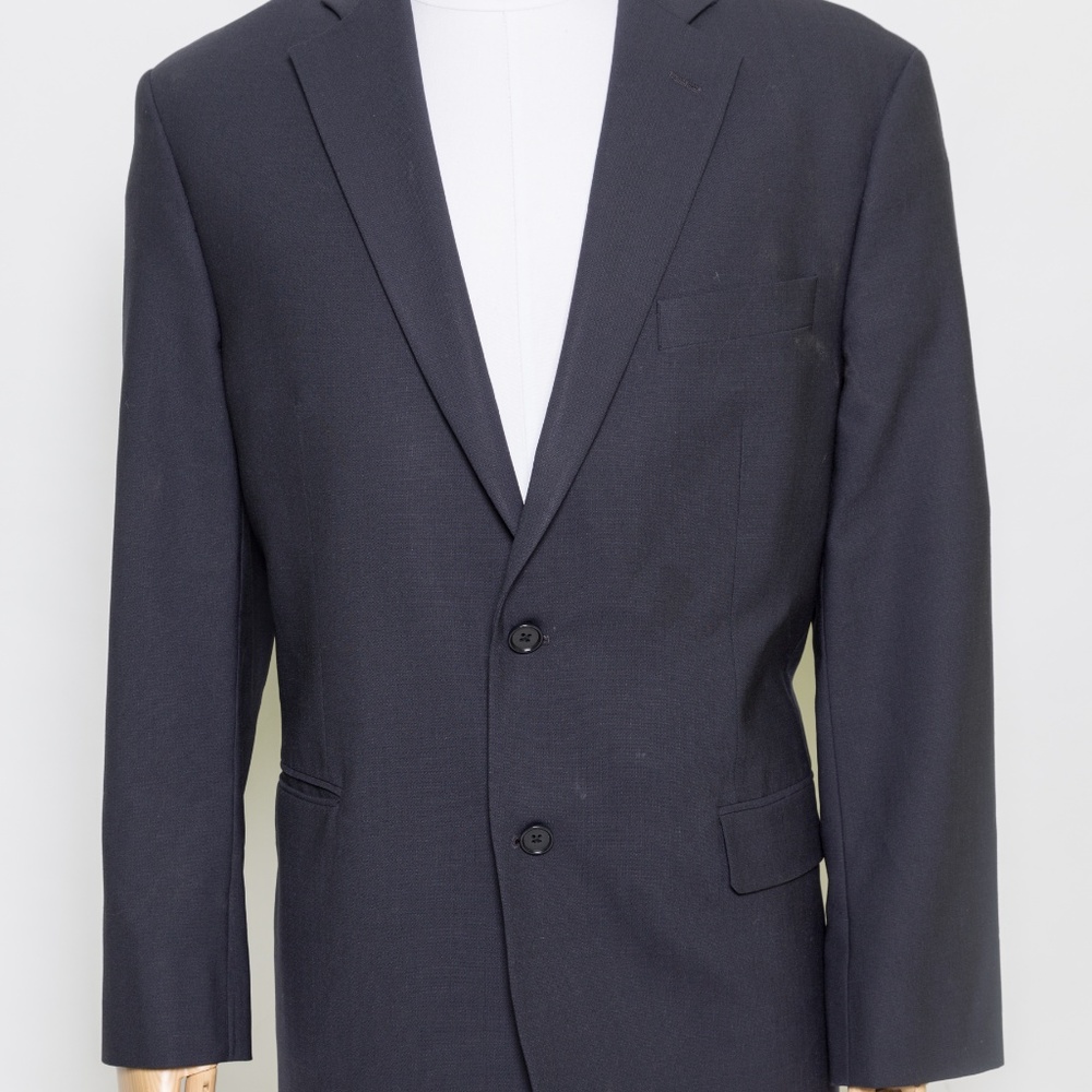 BROOKS BROTHERS 346 STRETCH BLACK SPORT COAT42R